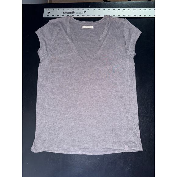 We The Free Free People Always Split V Neck Cap Sleeve Tee Shirt Women's Small - Picture 1 of 6